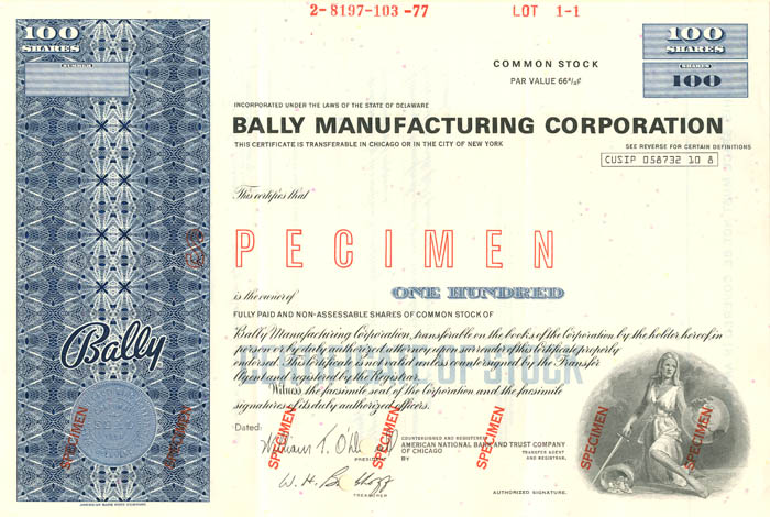 Bally Manufacturing Corporation